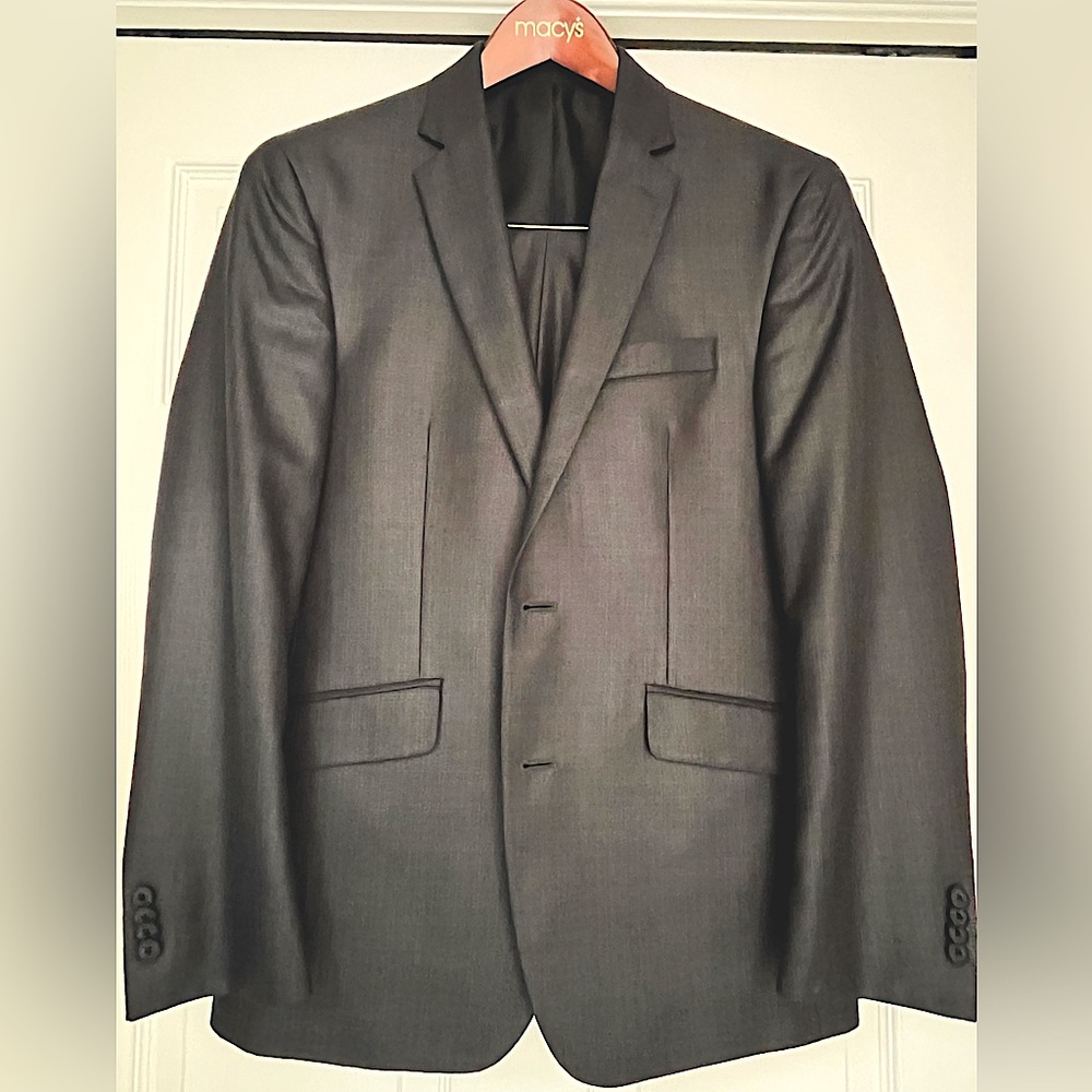 Kenneth Cole Reaction Plaid Slim Fit Suit